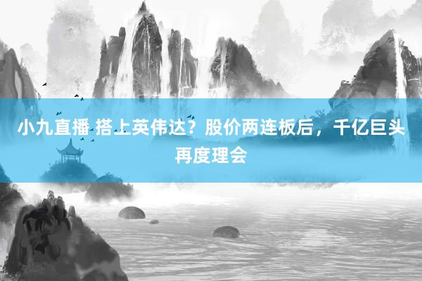 小九直播 搭上英伟达?股价两连板后,千亿巨头再度理会