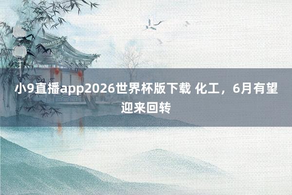 小9直播app2026世界杯版下载 化工,6月有望迎来回转