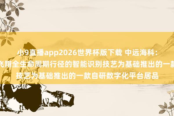 小9直播app2026世界杯版下载 中远海科：船视宝是公司以船舶飞翔全生命周期行径的智能识别技艺为基础推出的一款自研数字化平台居品